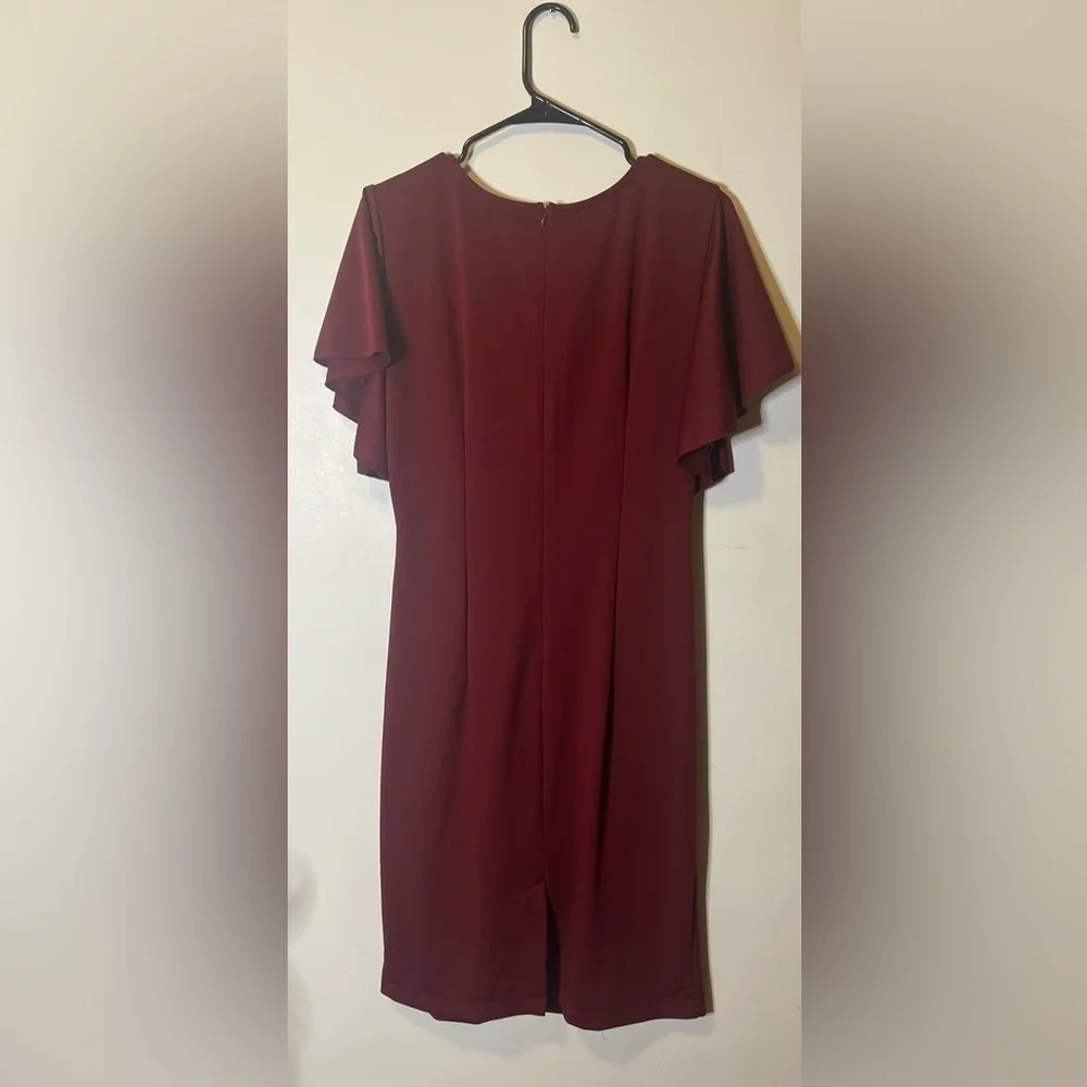 NWT dark red dress size Medium - Picture 4 of 5